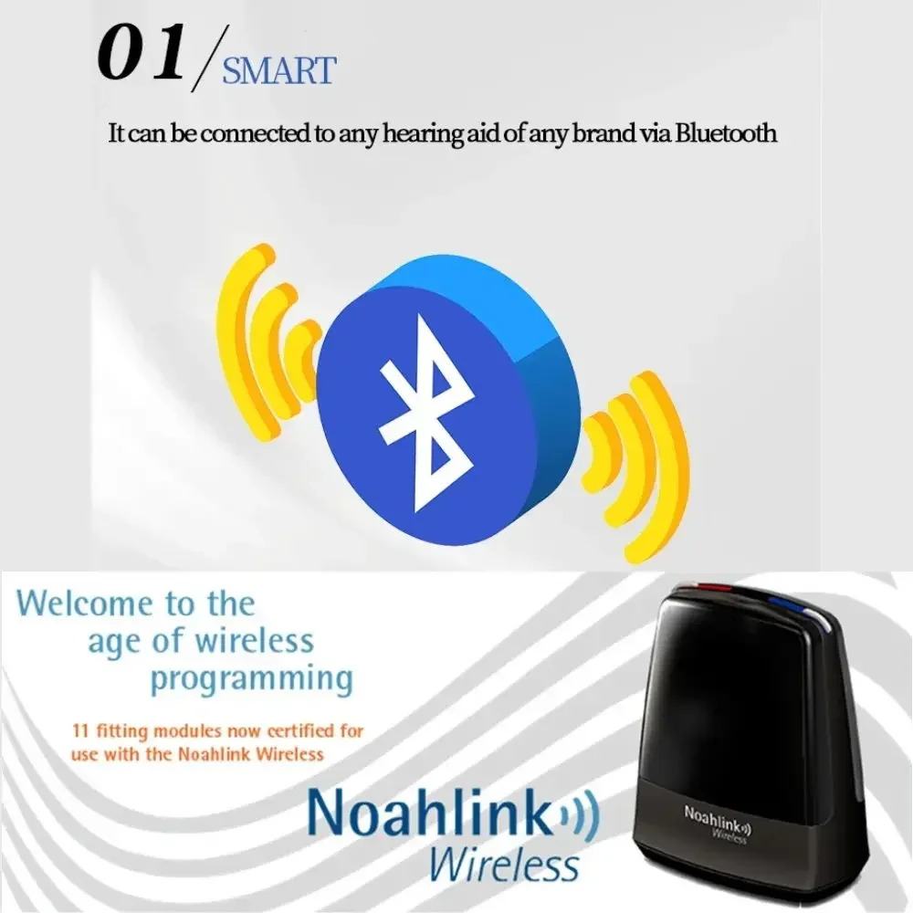 Noahlink Wireless 1 Bluetooth Hearing Aid Programmer | Universal Programming Box for All Programmable Bluetooth Models