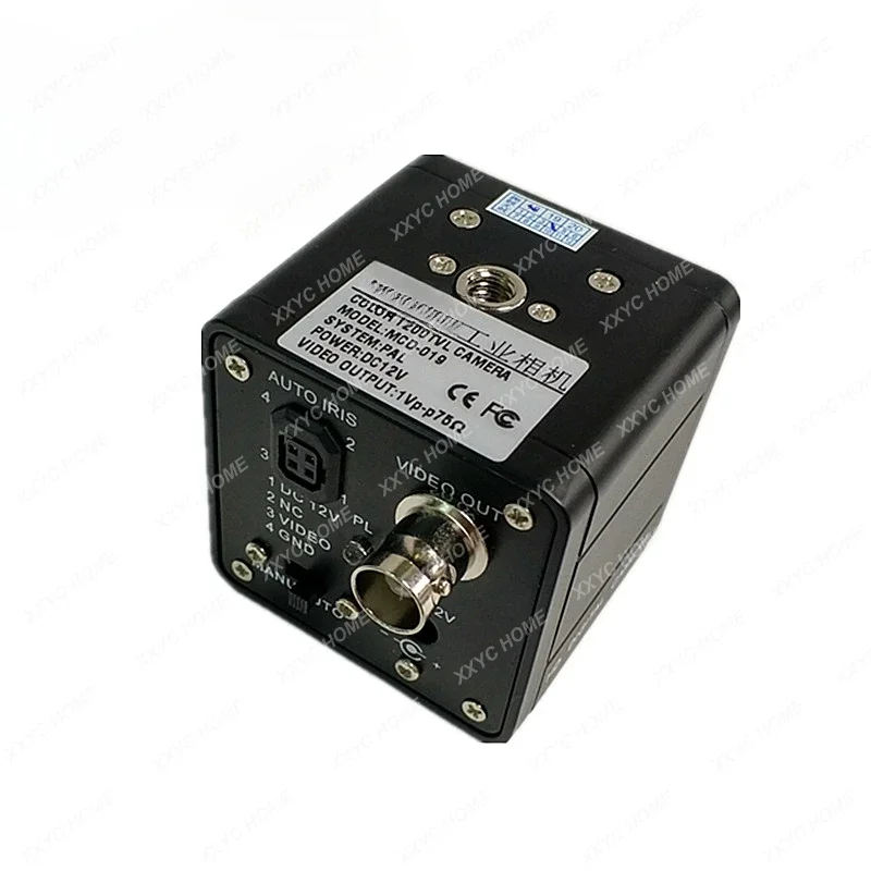 Telecamera industriale ad alta definizione Segnale analogico CVBS 1200 linee colore bianco e nero Visione del microscopio per ispezione testa 1/3ccd