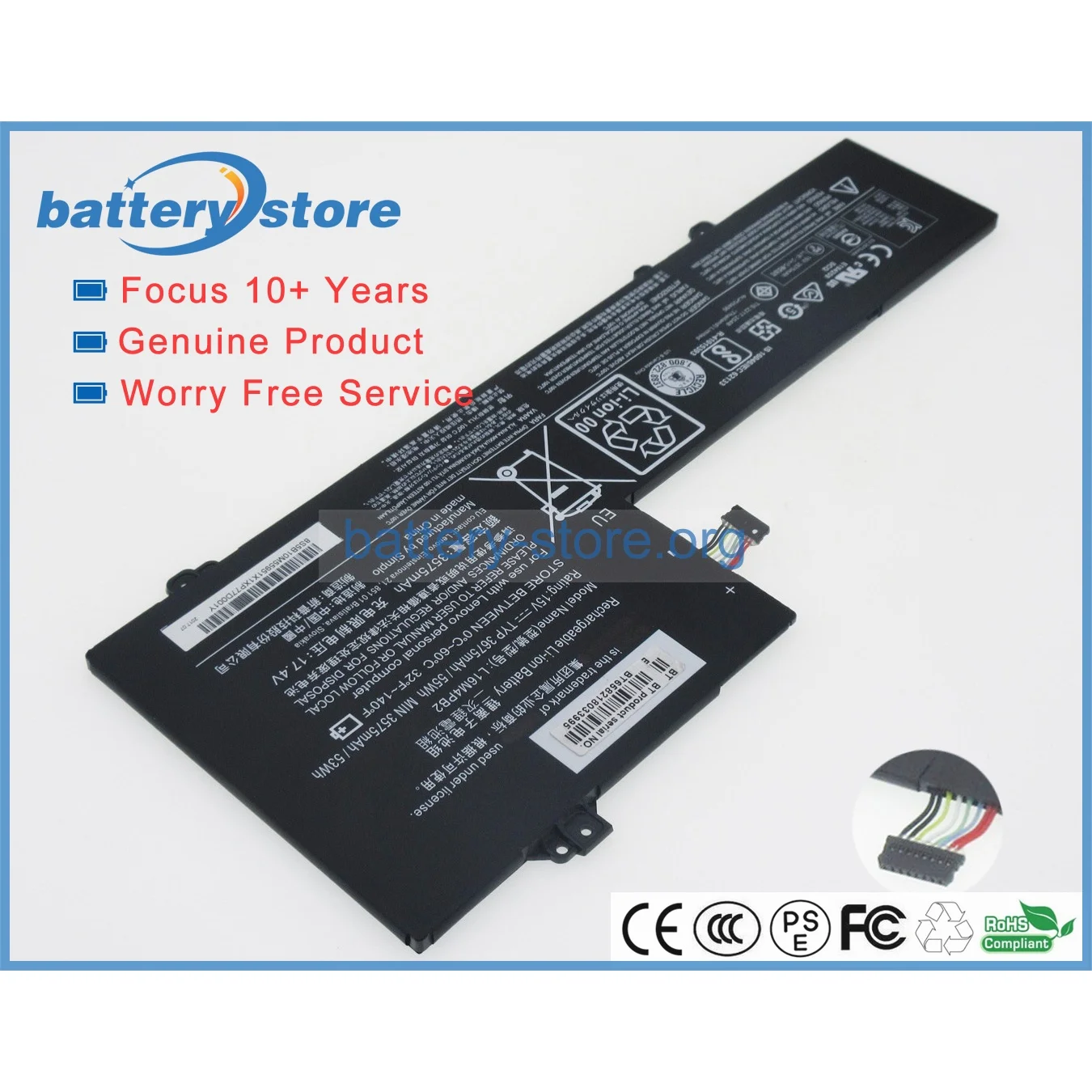 

New Genuine laptop batteries for L16L4PB2,L16C4PB2,IdeaPad 720S-14,720s,IKB,5B10M55951,4ICP5/55/90,L16M4PB2,15V or 15.2V,4 cell