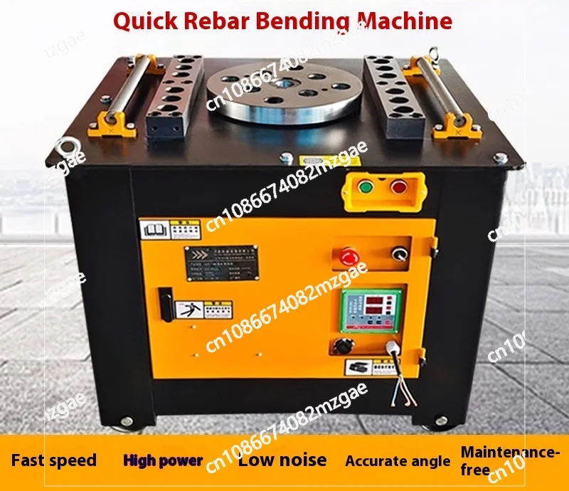Heavy duty GW40/50 steel bar bending machine, fully automatic CNC steel bar bending hoop machine, round steel bending machine