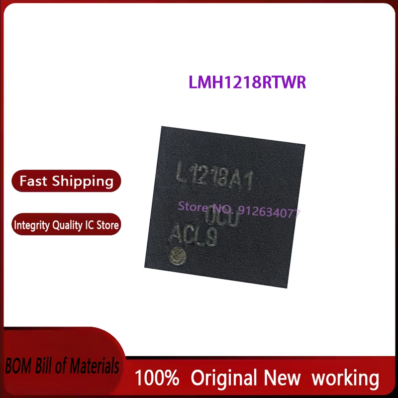 2PCS LMH1218 RTWR RTWT code L1218A1 packaged WQFN-24 video interface IC brand new original LMH1219RTWR LMH1219RTW code L1219A2