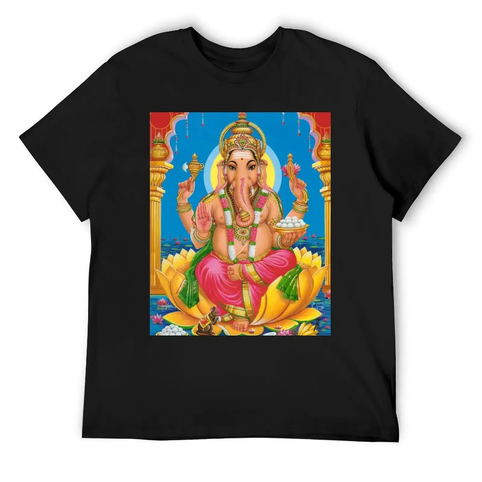 Hindu God Ganesha T-Shirt anime t shirts quick drying t shirt for men