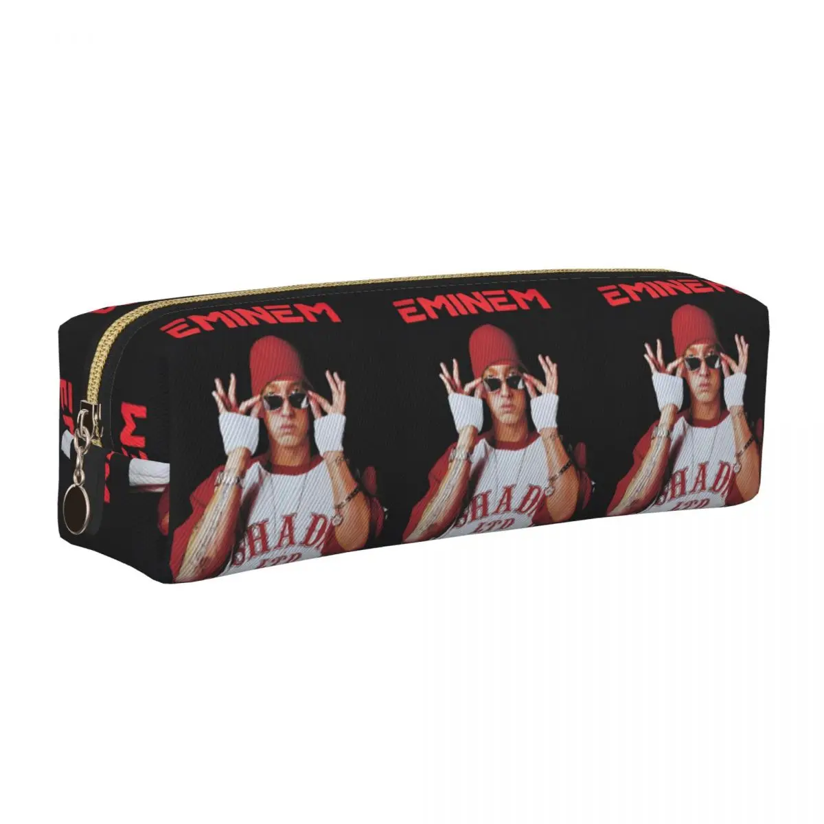 

Знаменитый рэпер Эминем пенал модные сумки-держатели для ручек для девочек и мальчиков большие офисные косметические пеналы для хранения
