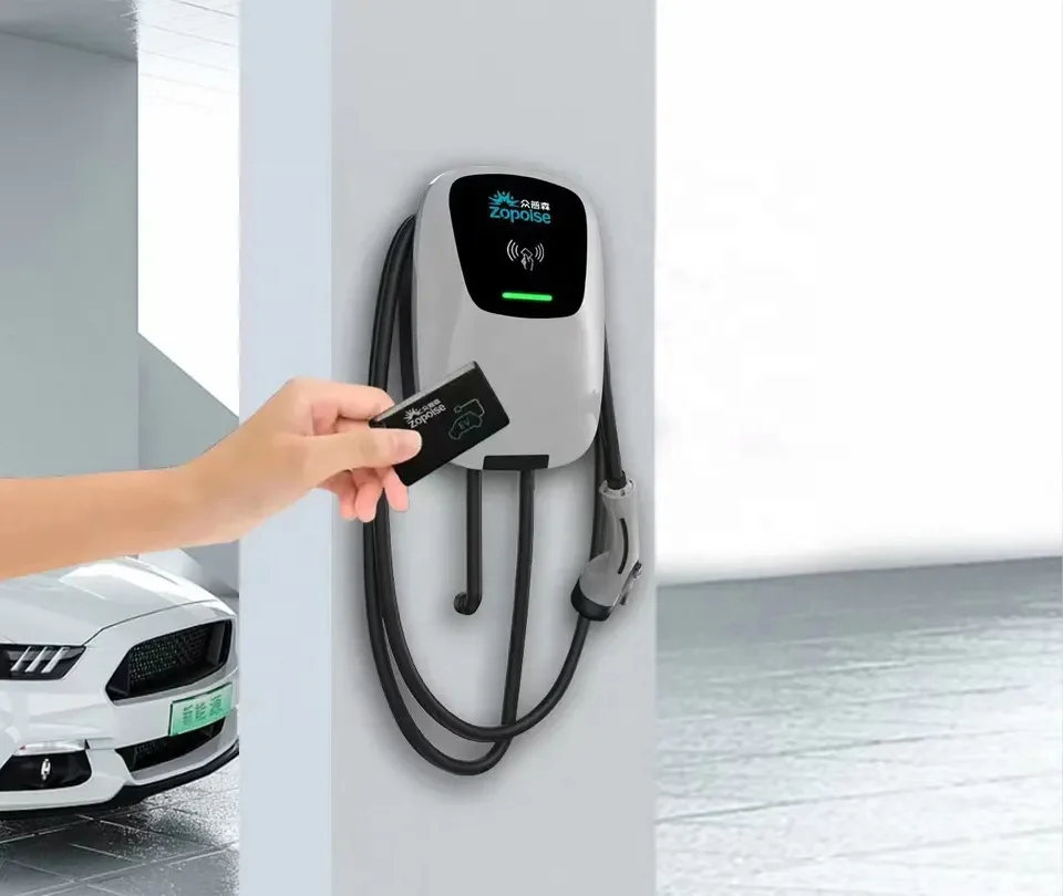 

ZOPOISE Новая умная зарядная станция для электромобилей 22 кВт, 32 А, трехфазная, IP65, разъем IEC Type 2, платформа удаленного обслуживания для автопарков