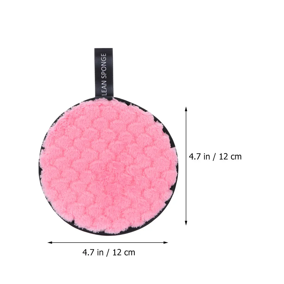 6Pcs Makeup Remover Powder Sponge Soft Fiber Facial Cleaning Pads Reusable Washable Makeup Accessories for Women Girls