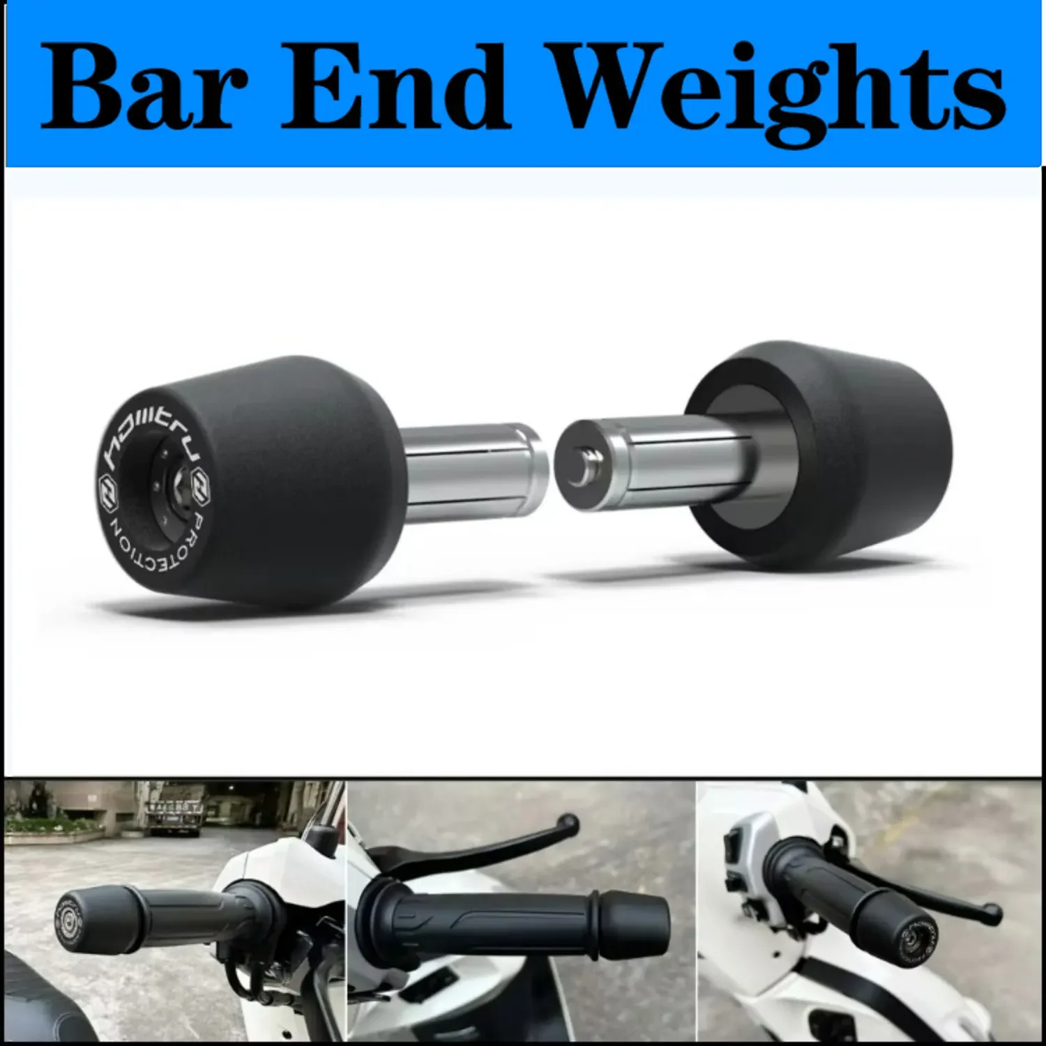 For Ducati Hypermotard 950 / 950 SP / 950 RVE / 2019-2023  Handle Bar End Weight Grips Cap