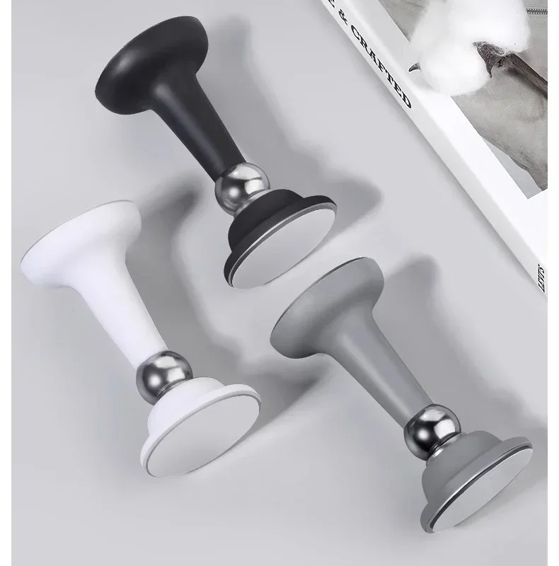 Türstopper ohne Bohren, magnetischer Türhalter aus Silikon, Antikollisions-Türfänger, magnetischer Türstopper für Schlafzimmer, Türfixierer für Zuhause – Detail 15
