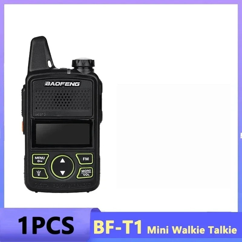 바오펑 1/2/4개 BF-T1 미니 무전기 UHF 400-470MHz USB 충전기 휴대용 양방향 라디오 소음 제거 어린이 선물 장난감