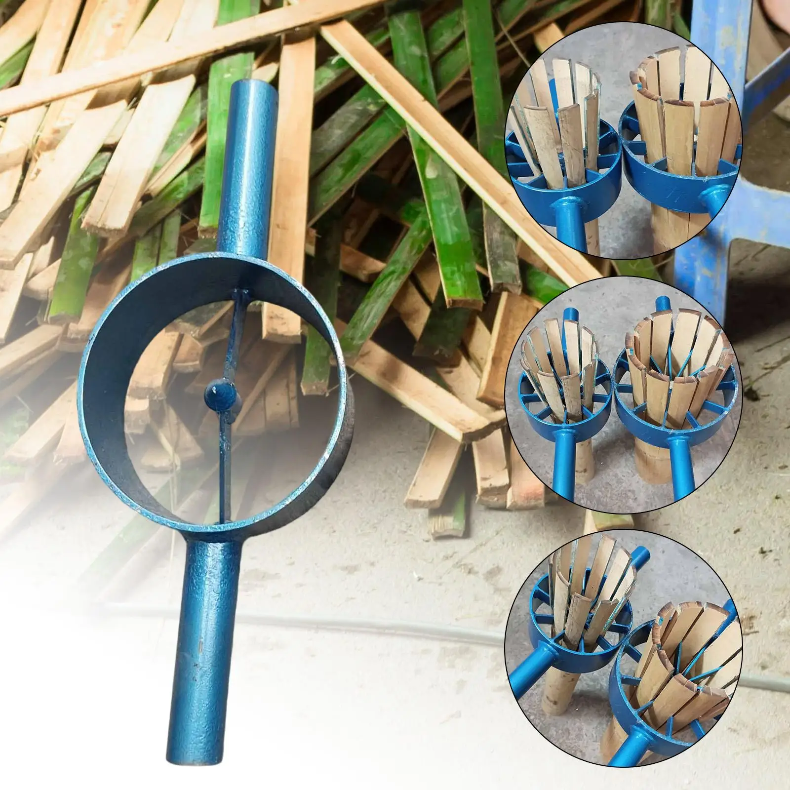 Bamboo Splitter Manganese Steel Manual Divider Efficient Splitting Tool for Outdoor Garden Home Use