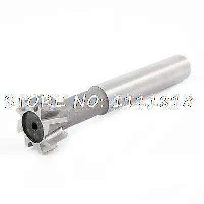 

Hand Tool 8mm Straight Shank 6 Flutes HSS High Speed Steel T Slot End Mill