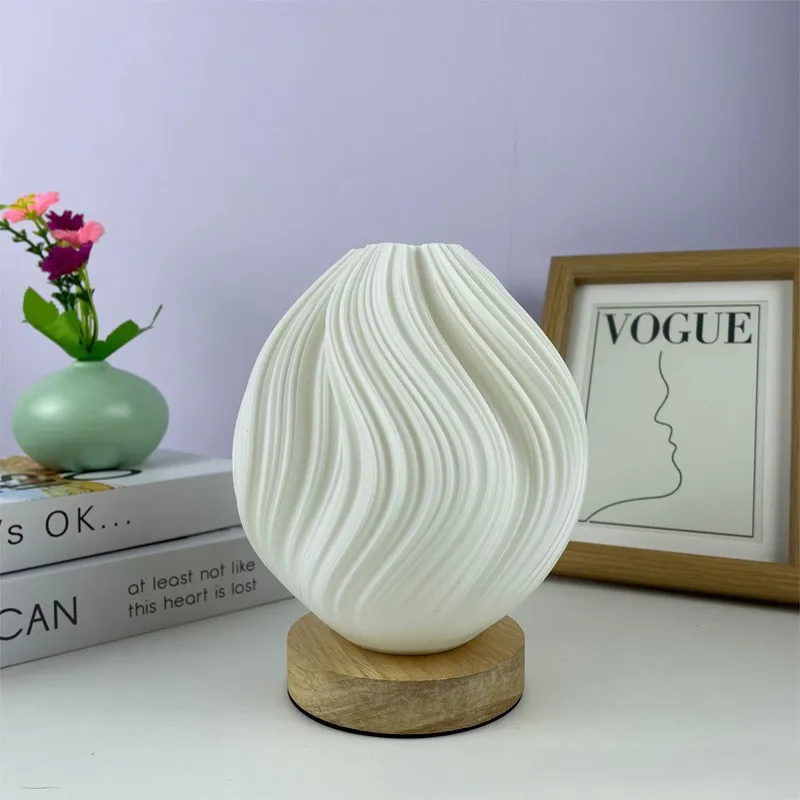 Creative Nordic Small Desk Lamp Remote Control 16 Color Atmosphere Desk Lamp Premium Bedroom Bedlight LED Night Light