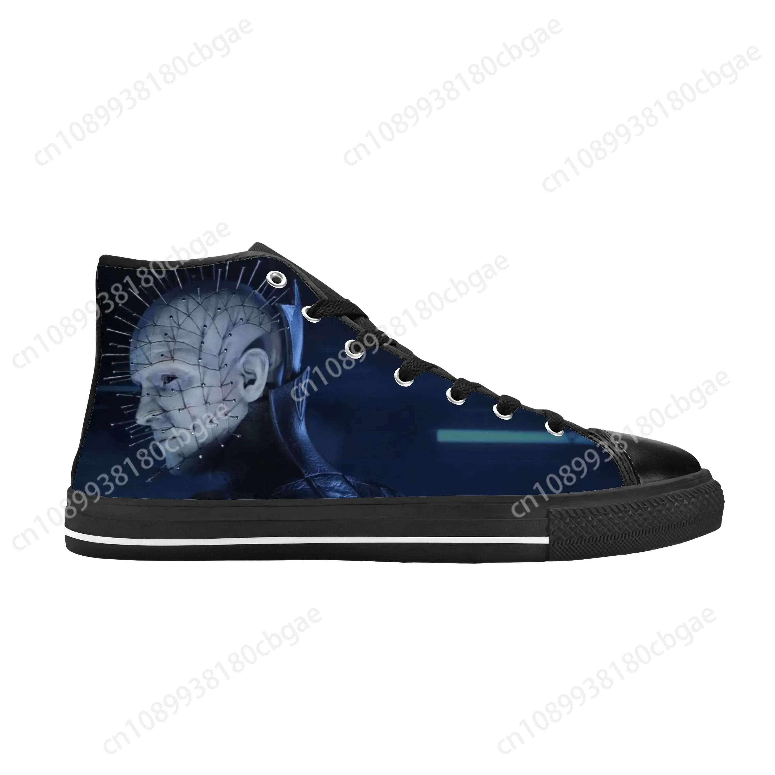 

Pinhead Hellraiser Horror Halloween Scary Gothic Casual Cloth Shoes High Top Comfortable Breathable 3D Print Men Women Sneakers