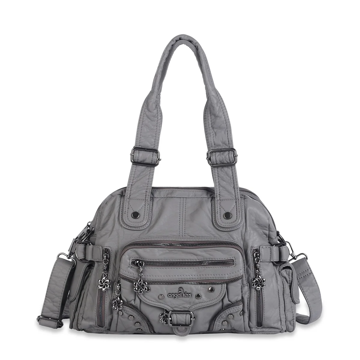 

Angel kiss Women Handbags Fashion Large Shoulder Bag Vintage Top-handle Handbag Satchel Dumpling Shoulder Bag Hobos Large Purse