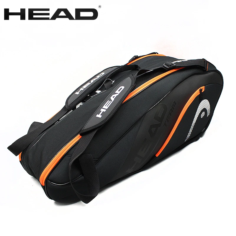 Original HEAD Tennis Racket Backpack Tennis Bag 6-9 Tennis Racquet Bag Padel Tenis Raquete Badminton Beach Paddle Package Male