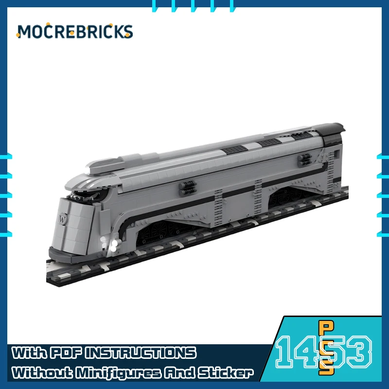 

MOC Snow Country Railway Series Carriage Trains Model DIY Building Block Assembly Technology Bricks Toys For Children's Gifs