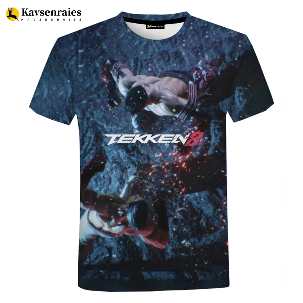 

2023 New Game Tekken 8 Printed 3D T-shirt Men Women Fashion Casual Streetwear T Shirt Boys Girls Streetwear Oversized Clothes