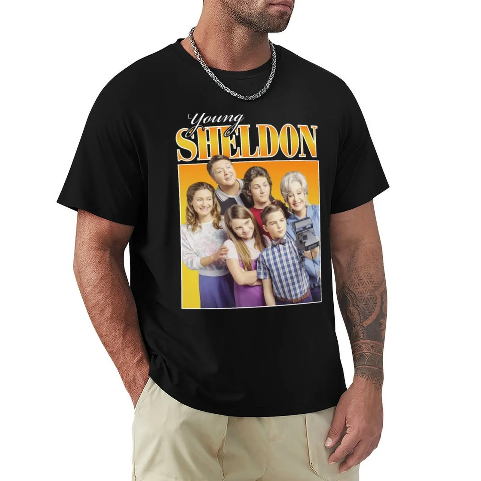 YOUNG SHELDON T-Shirt Plus Size Loose Fit T-Shirt