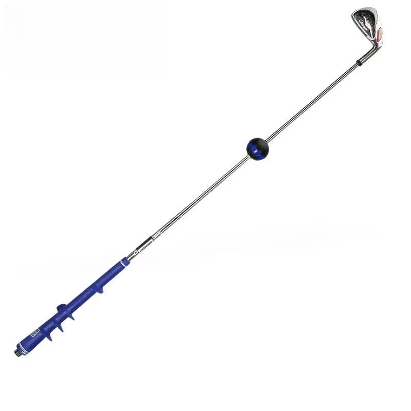 Golf Swing Trainer Bar, Posture Tempo Consistency Aid, Blue Practice Tool for Improving Swing Mechanics Golf Training Equipment