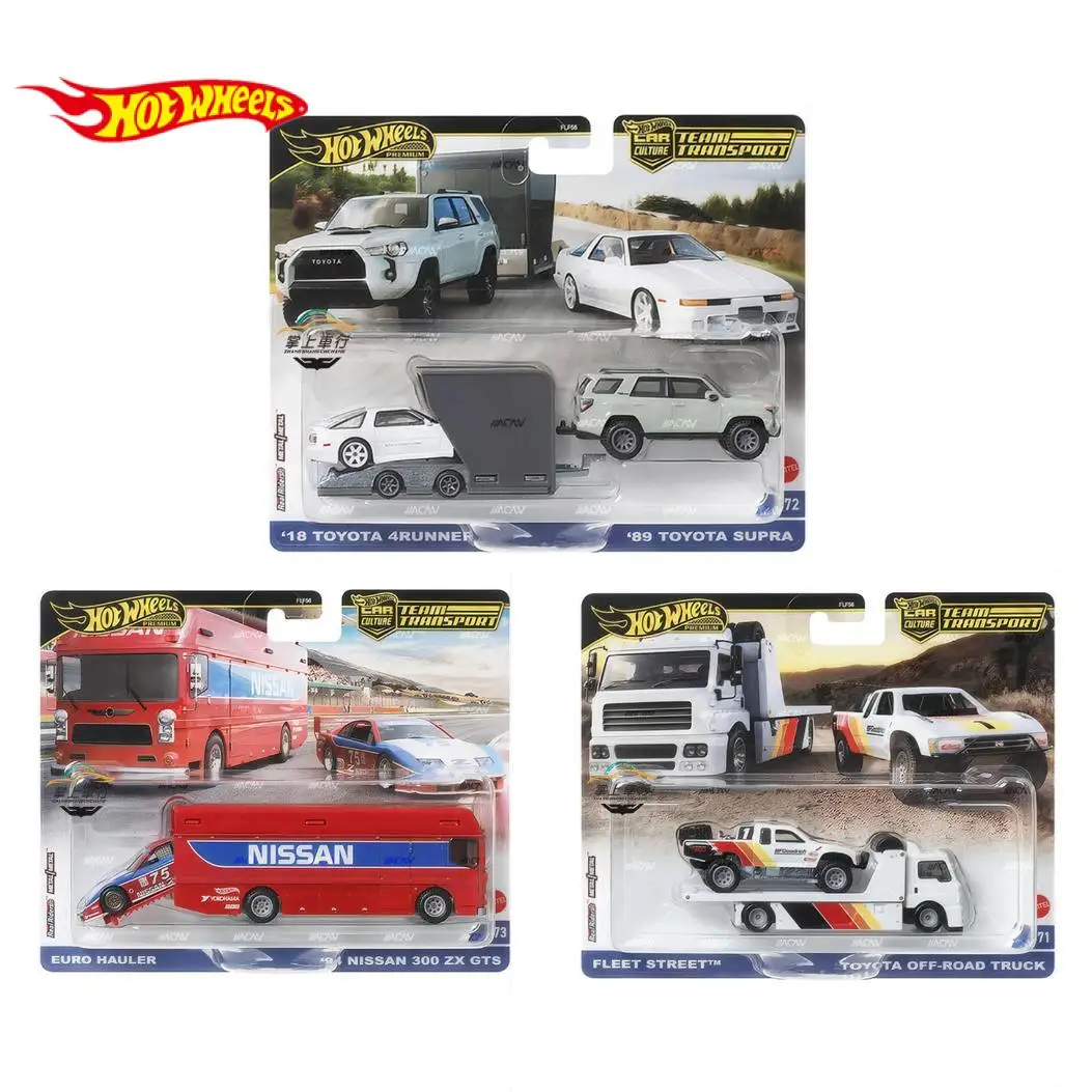 

Mattel Hot Wheels 2024 Flf56 D Mix 4 1/64 Team Transport Toyotaoff Nissan 300Zx Speedy Collection Литая под давлением модель автомобиля игрушка в подарок