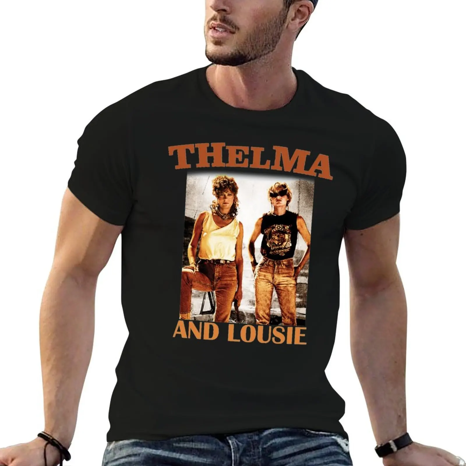 Thelma And Louise - vintage shirt T-Shirt Large Size Basic Casual T-Shirt