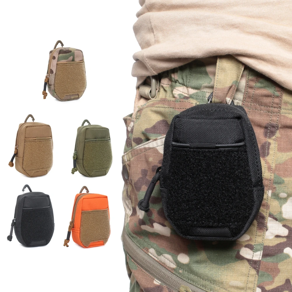 Camping Key Case Duty Belt Accessories with Clasp Accessory Bag Belt Waist Bag 600D Oxford Cloth with Compartment