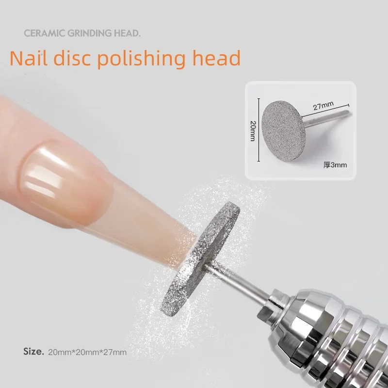 

Nail Diamond Metal Drill Bits Disc Bit for Dead Skin Callus Electric Foot File Callus Remover Shaft for Nail Salon Grinding Head