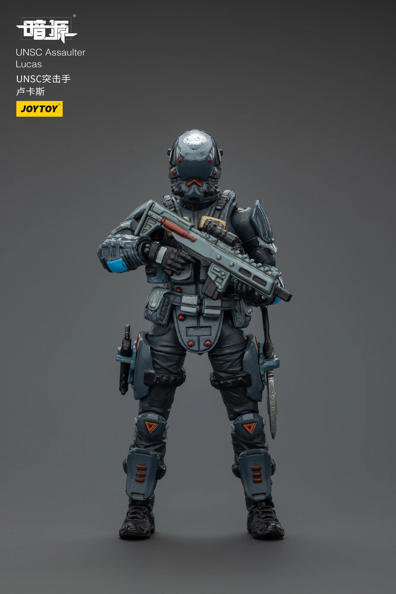 JOYTOY Dark Source UNSC Assaulter Lucas Action Figures Doll Collection Decoration Gift Original Model Collect Toys