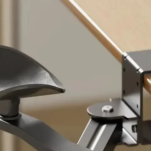 Almohadilla para reposabrazos de escritorio de ordenador, reposabrazos ergonómico, soporte para muñeca, extensor giratorio ajustable, alfombrilla para ratón, soporte para reposabrazos para el hogar y la Oficina