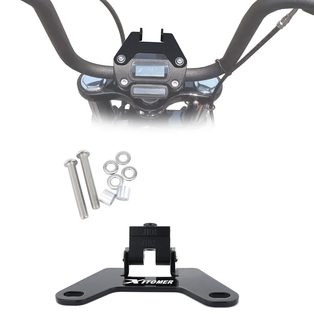 

Fit For Harley Davidson Softail Street Bob FXBB 2018-2020 114 FXBBS 2021-2024 GPS Mount Navigation Bracket Adapter Phone Holder