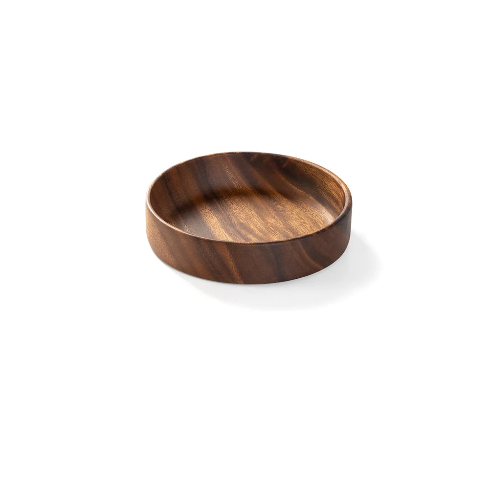 

Round Wooden Plate, Fruit Dessert Plate, Wooden Dinner Utensil Plate, Suitable For Kitchen And Home Decoration Trays