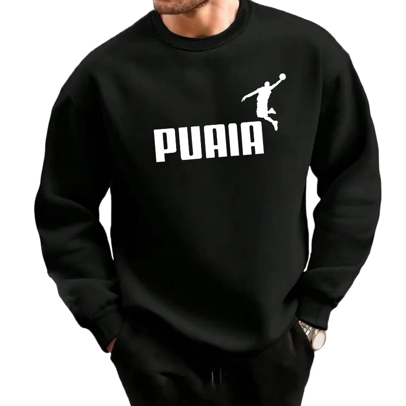 

Spring Autumn Hot Sale Men's Casual Pullover O-Neck Long Sleeved Hoodies Urban Fashion Streetwear Tops Outdoor Warm Soft Sweater