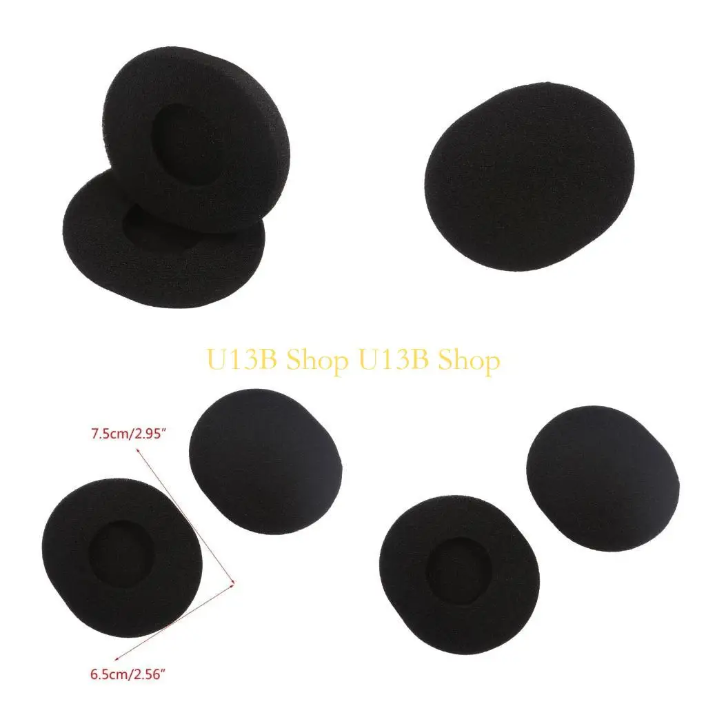 Cojines oreja elasticidad U13B para espuma reemplazo alojas para auriculares H800