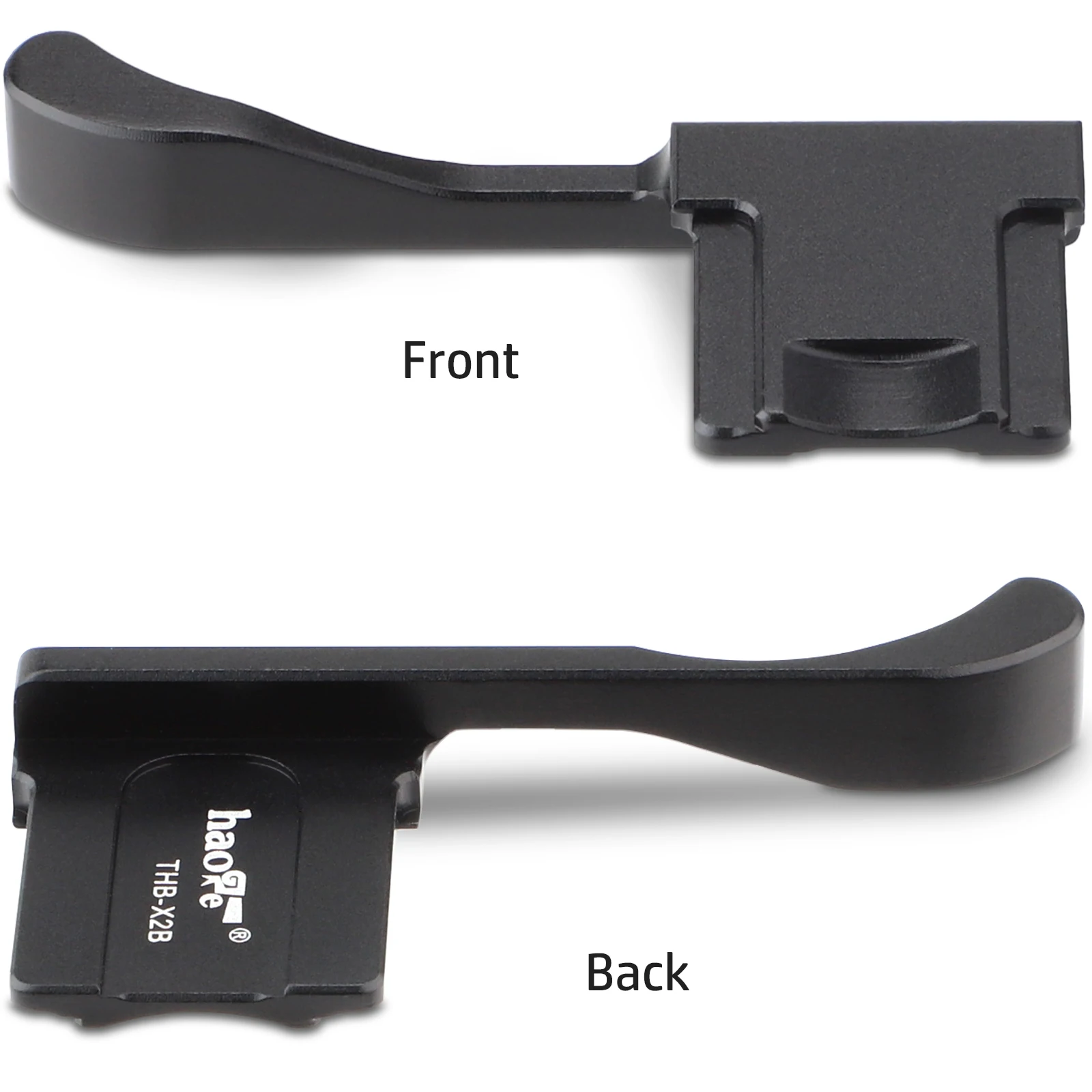 Haoge-empuñadura de reposabrazos para cámara Fujifilm Fuji X100VI, X100V, color negro, THB-X2B