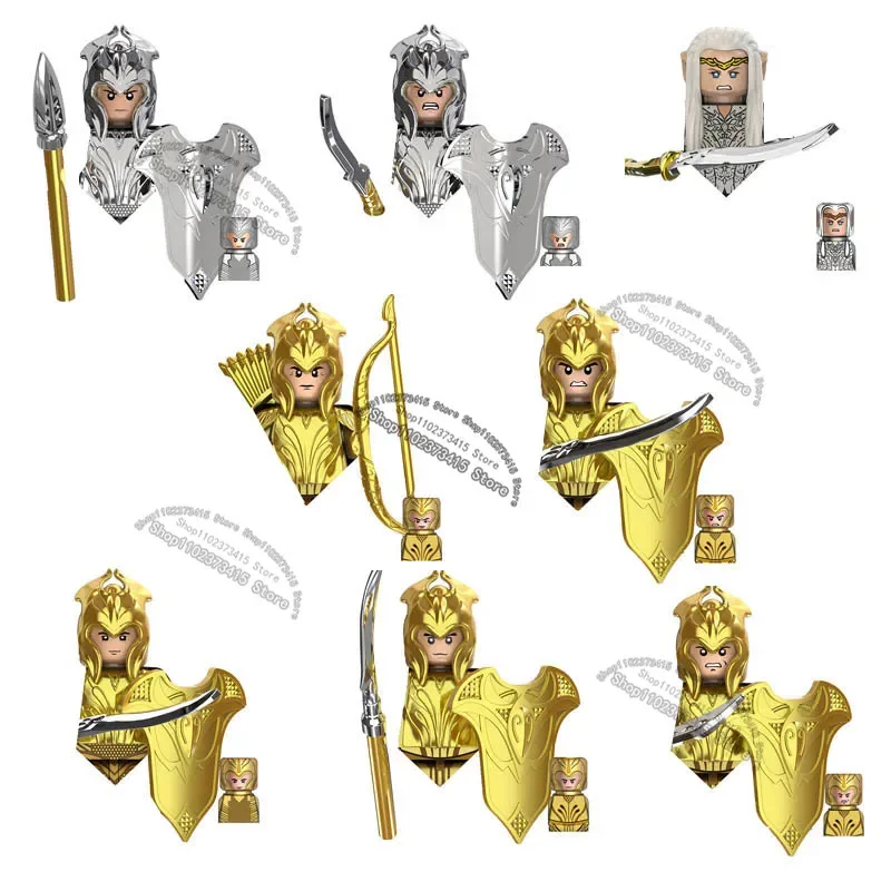 TV6405 Movies Rings Hobbit Bricks Dolls Goblin Sauron Frodo Orcs Uruk-hai Action Toy Fig Building Blocks Gifts