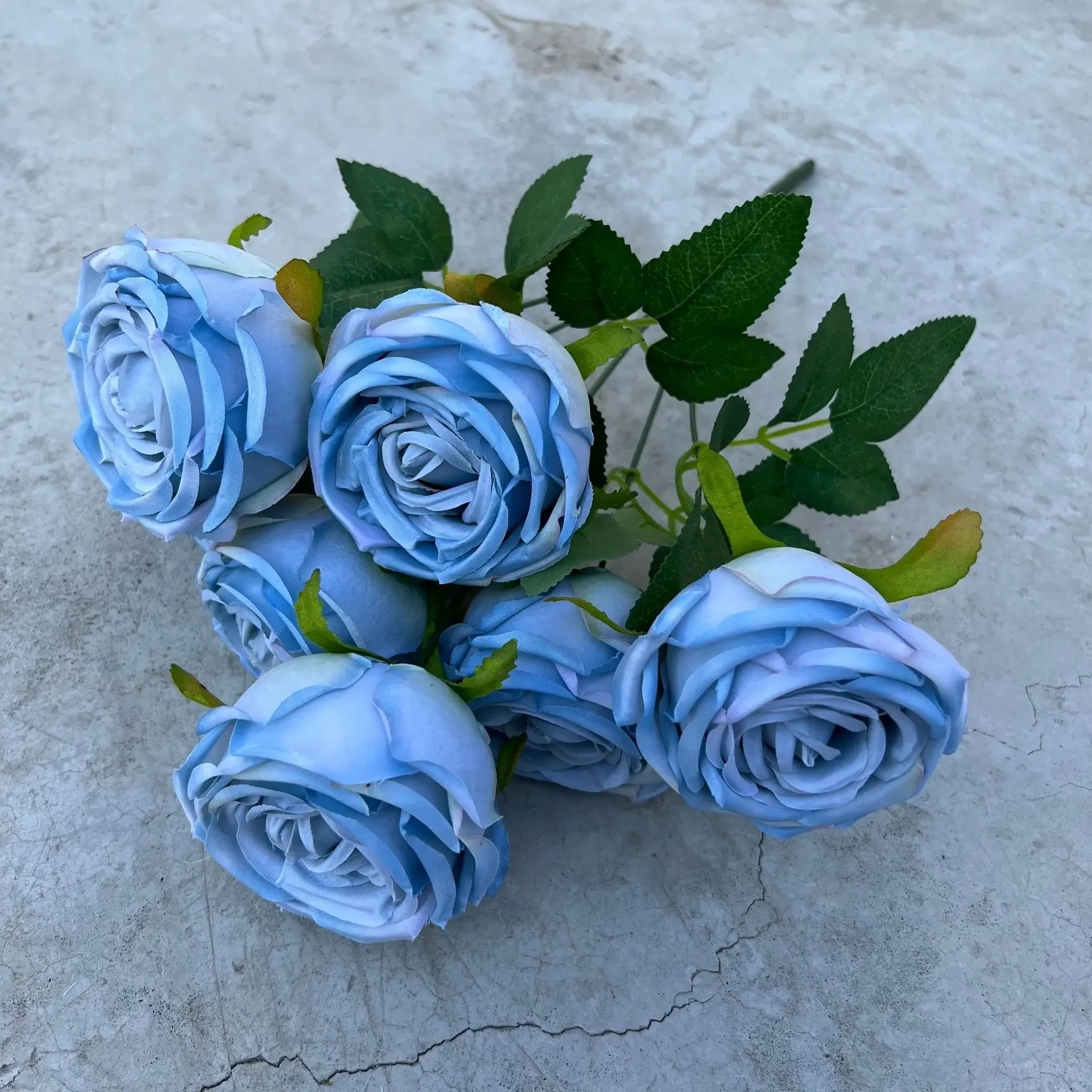 7head Bouquet Imperial Artificial Rose Wedding Home Decoration Fake Flower Decoration Home Hotel Decoration Rose Bouquet