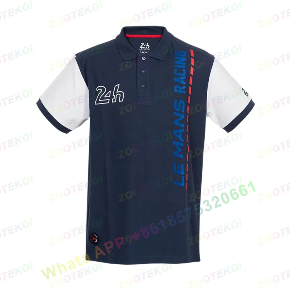 

2022 Men's New 24h LE MENS F1 Racing Motorcycle Short Sleeve Polo Shirt Fast Dry And Breathable Cycing Jersey T -shirt