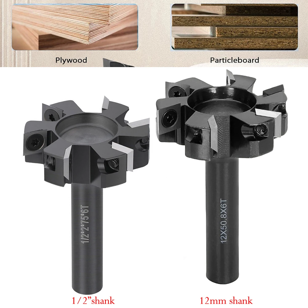 

6-крылая фреза для поверхности спойлера, модернизированная твердосплавная вставка, фреза для электроинструментов, аксессуары для фрез на складе