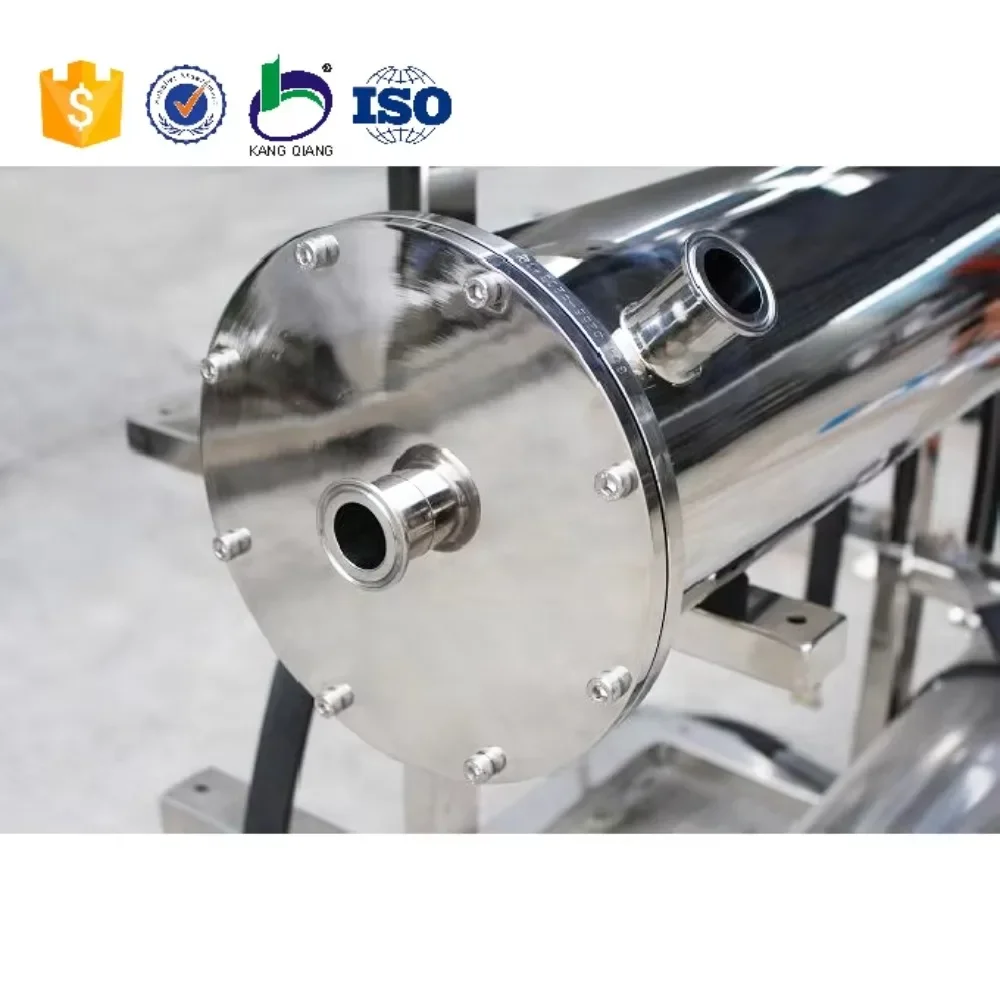 High Pressure Sanitary Stainless Steel Water Osmosis Filter House with 8 Inch SS Tri Clamp