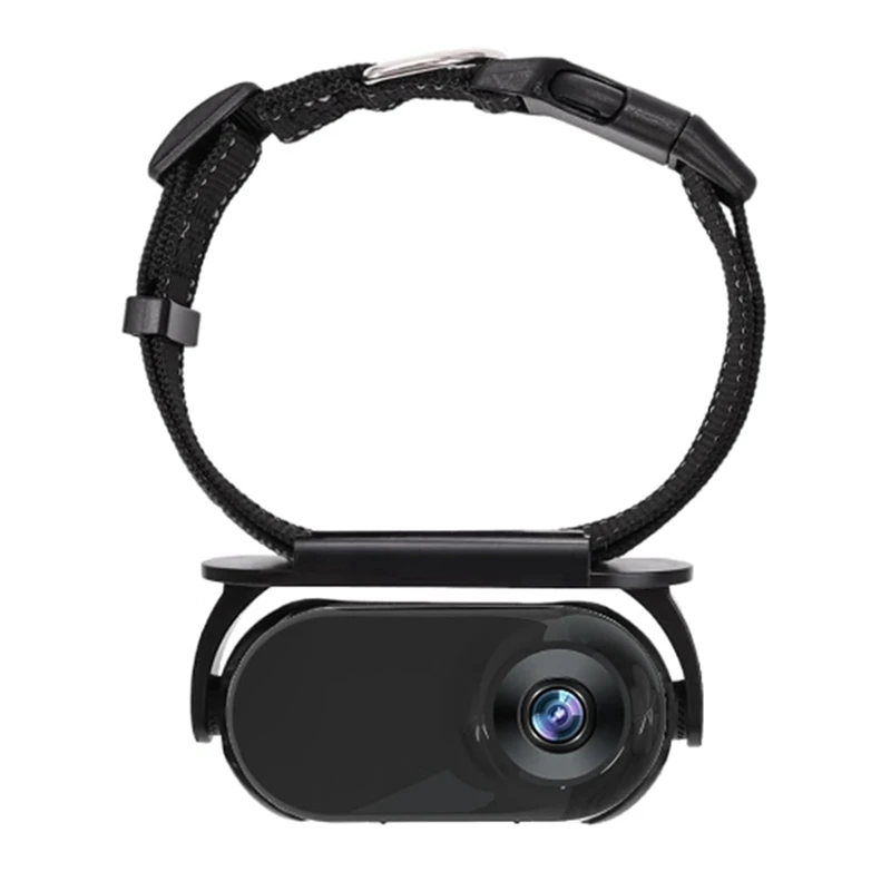 SR-Pet Collar Camera For Pet Camera And Monitor With Wide Angle Lens, Mini Portable Stabilized Sports Body Camera