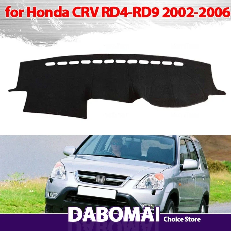 

Dashboard Cover Dash Board Mat Carpet Pad Sunshade Cushion Car Visor Accessories for Honda CR-V CRV CR V RD4-RD9 2002-2006