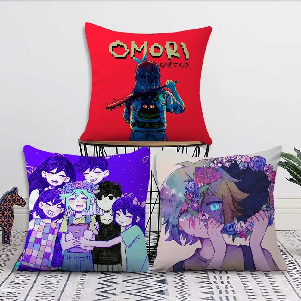 

O-Omori Game Decoration Room Home Sofa living Office Car Nordic Simplicity Pillow Cover