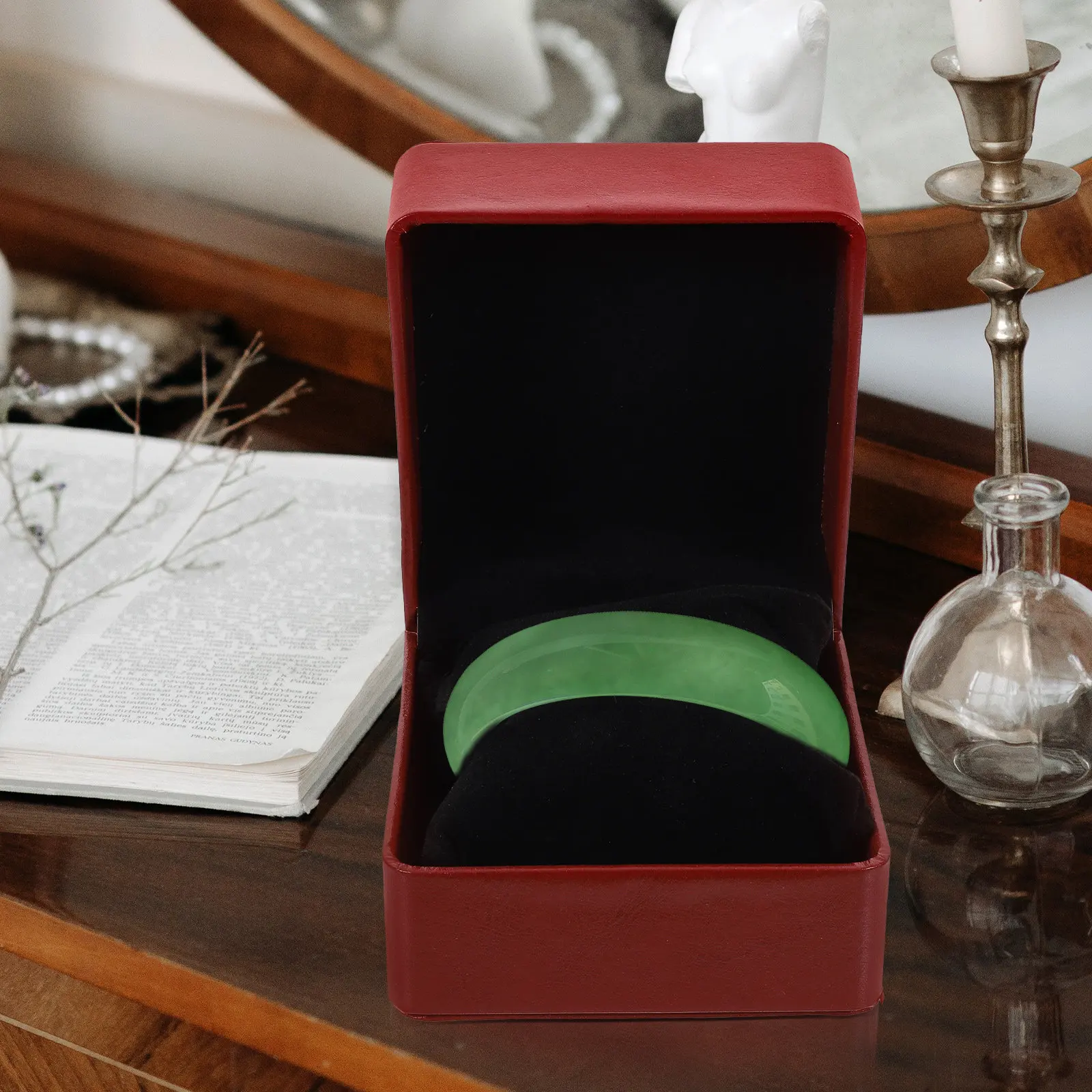 

2Pcs Handcrafted Watch Boxes Luxury PU Storage Case Jewelry Packing Display Box for Travel Home Watch Box