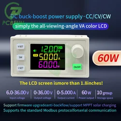 SK60X CNC Lift-off DC Adjustable Voltage Regulator Constant Voltage and Constant Current Solar Charging Module MPPT Support