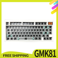 Zuoya Gmk81 Mechanical Keyboard Kit Customized Bluetooth 2.4g Wireless Hot-Swappable Three Mode Gasket Rgb For Gamer Office Gift