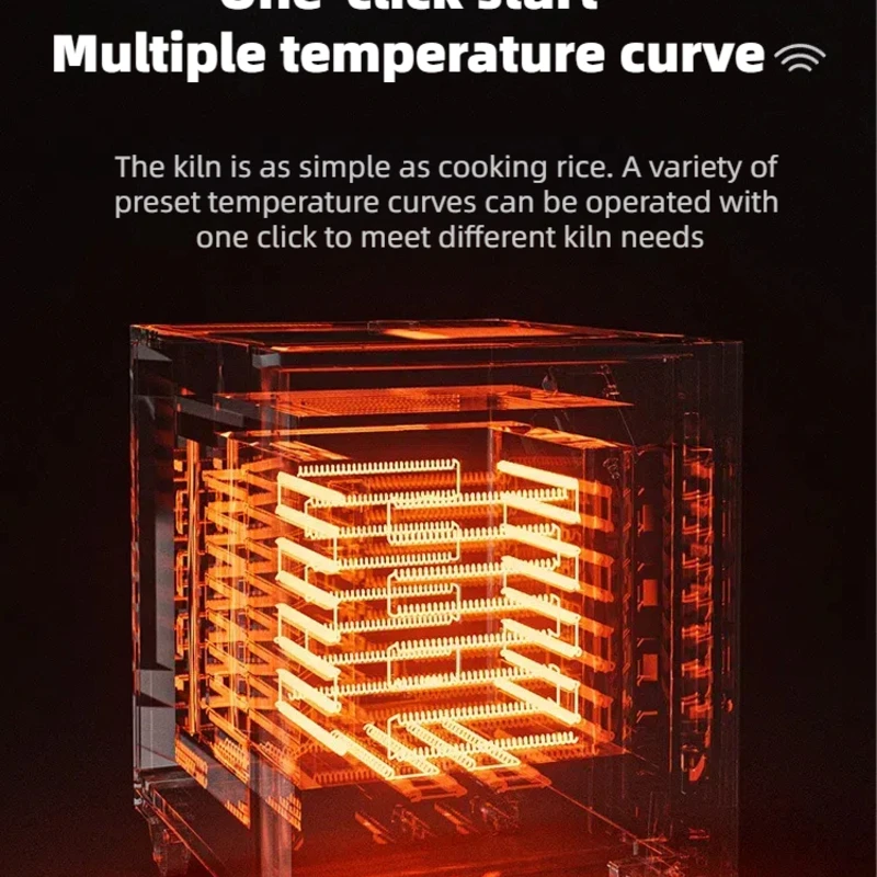 High-Temperature Ceramic Kiln - Professional Electric Furnace With Advanced Pottery Burner System