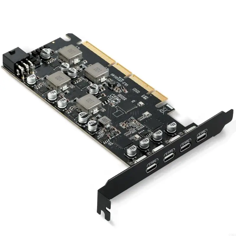 CORA PCIE USB3.2 Type C Desktop Expansion Card with Up to 45 W Charging per Port