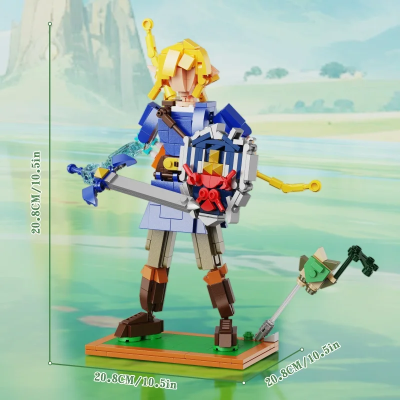 Breath Of The Wild Series Zeldaing Wild Breath Monster Brickheadz Linked Building Block Assembly DIY Figurine Model Adult Gift