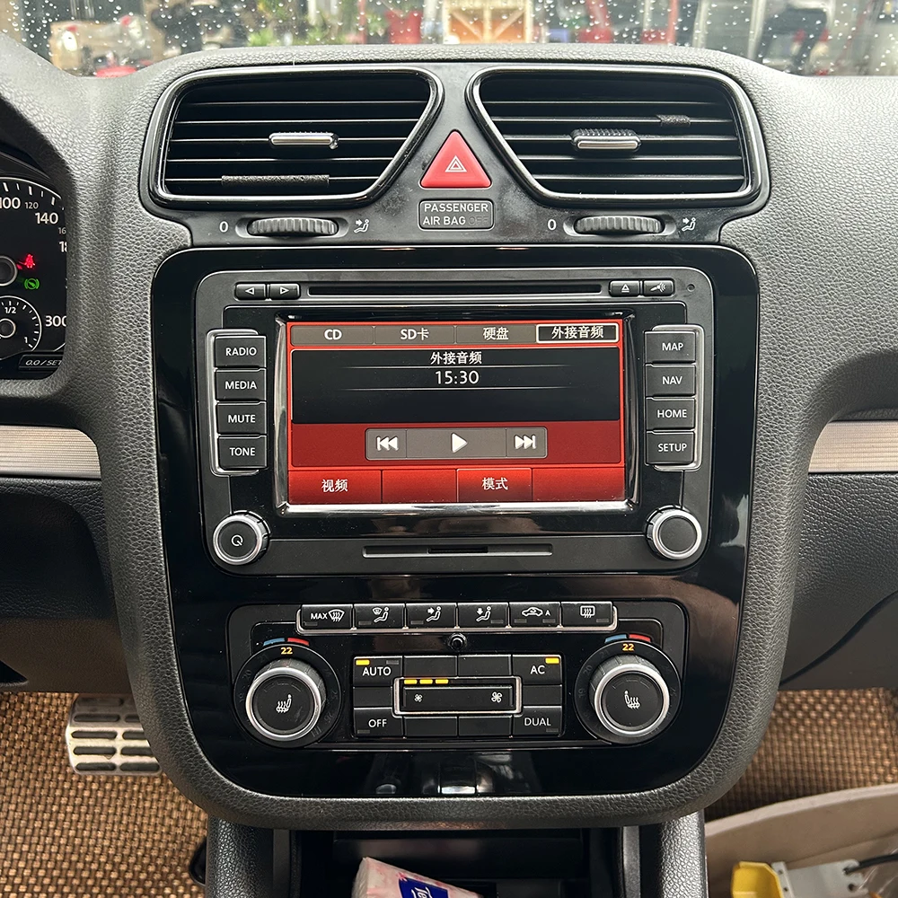 Android Auto Wireless CarPlay Module Adapter Camera Input For RNS510 RCD510 RNS315 Stereo Golf Passat Magotan Tiguan Touareg