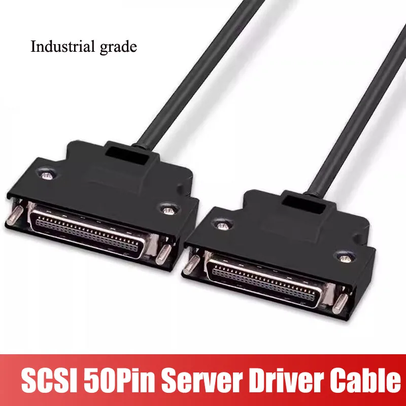 Pure Copper SCSI 50Pin Connection Cable Industrial Grade SCSI Servo Driver Line for Yaskawa/Delta CN50 Core IO Adapter Line