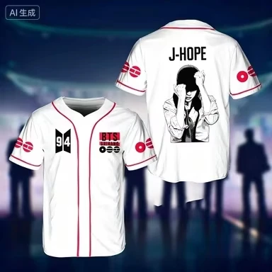 26 Summer New Korean Wave K-pop BTS Male Band Idol Peripheral Printed Breathable Quick Drying Short Sleeved T-shirt Fans Singer